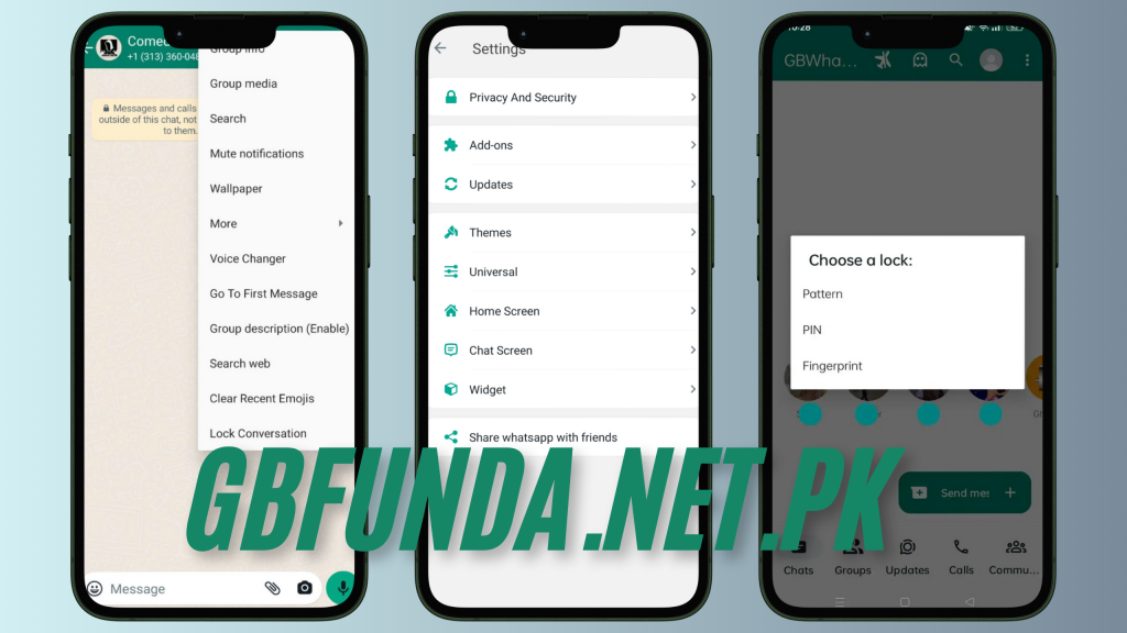 Security Features of GBWhatsApp